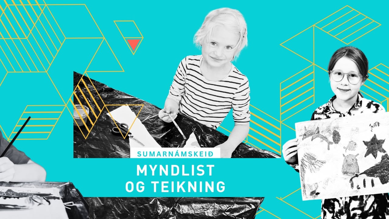 Myndlist og teikning fyrir 6-9 ára