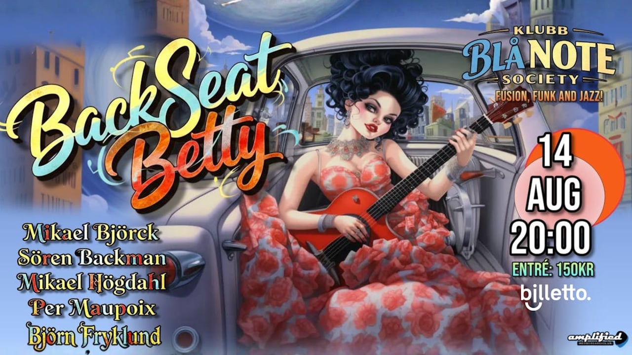KLUBB BLÅ NOTE SOCIETY  X BACKSEAT BETTY 