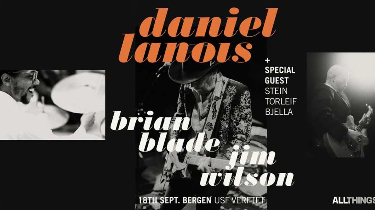 Daniel Lanois with Brian Blade & Jim Wilson & Stein Torleif Bjella // Røkeriet USF Verftet // 