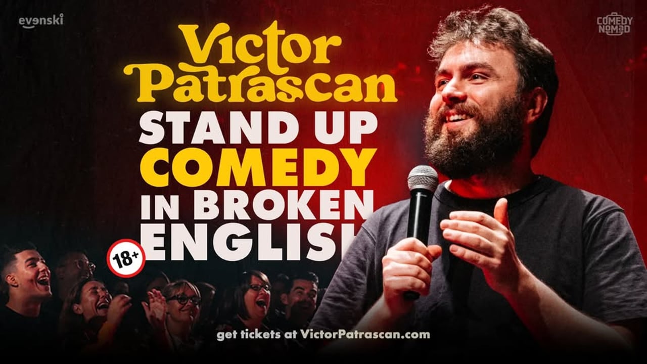 Stand up Comedy in broken English • Victor Patrascan in Stavanger