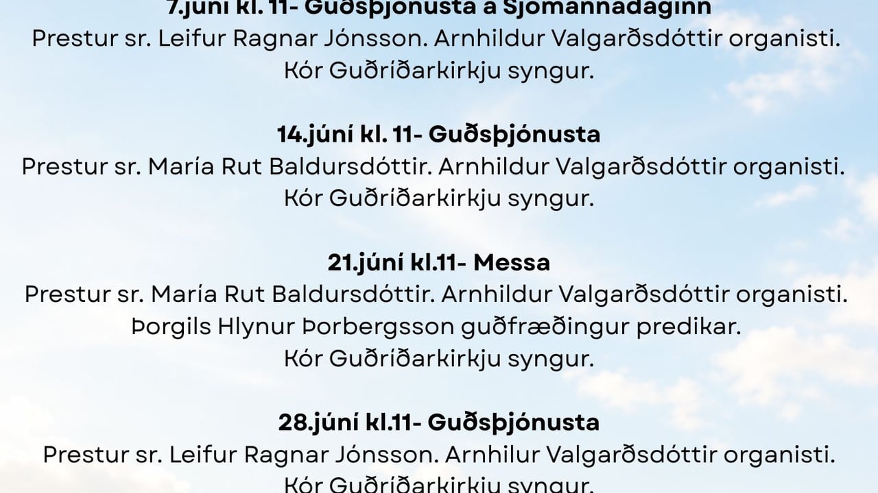 Sameiginleg messa í Grafarvogskirkju