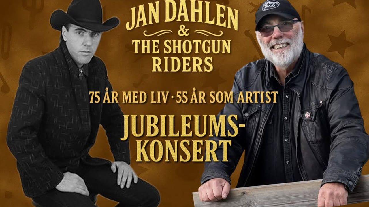 Jan Dahlen & The Shotgun Riders / Jubileumskonsert - 75 år - 55 år som artist // Kulturfabrikken