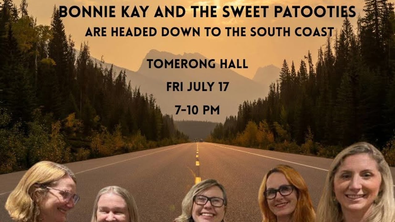 Bonnie Kay and the Sweet Patooties at Tomerong Hall Tour gig #2