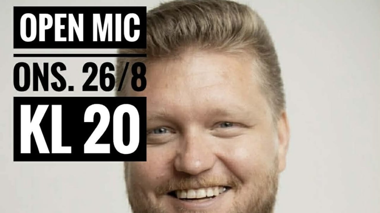 Open Mic Comedy på 28 Live i Roskilde (18+) - Felix Bache er vært