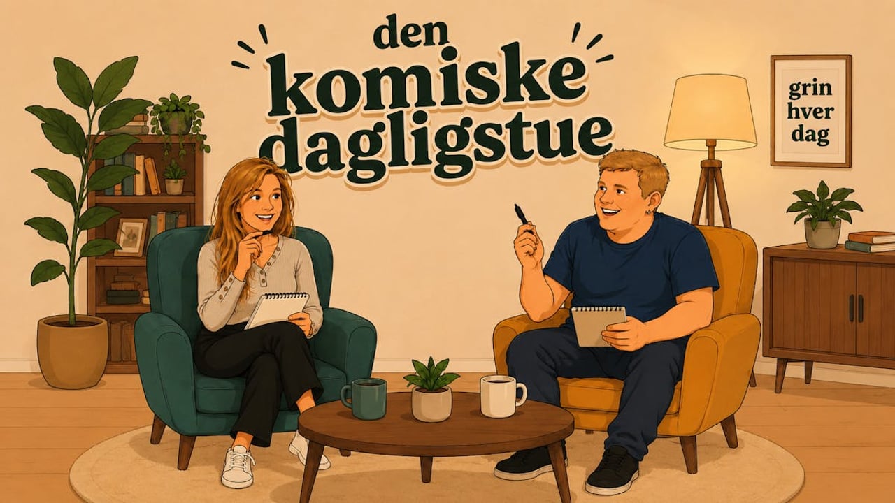 Den Komiske Dagligstue med Skriver & Damkier