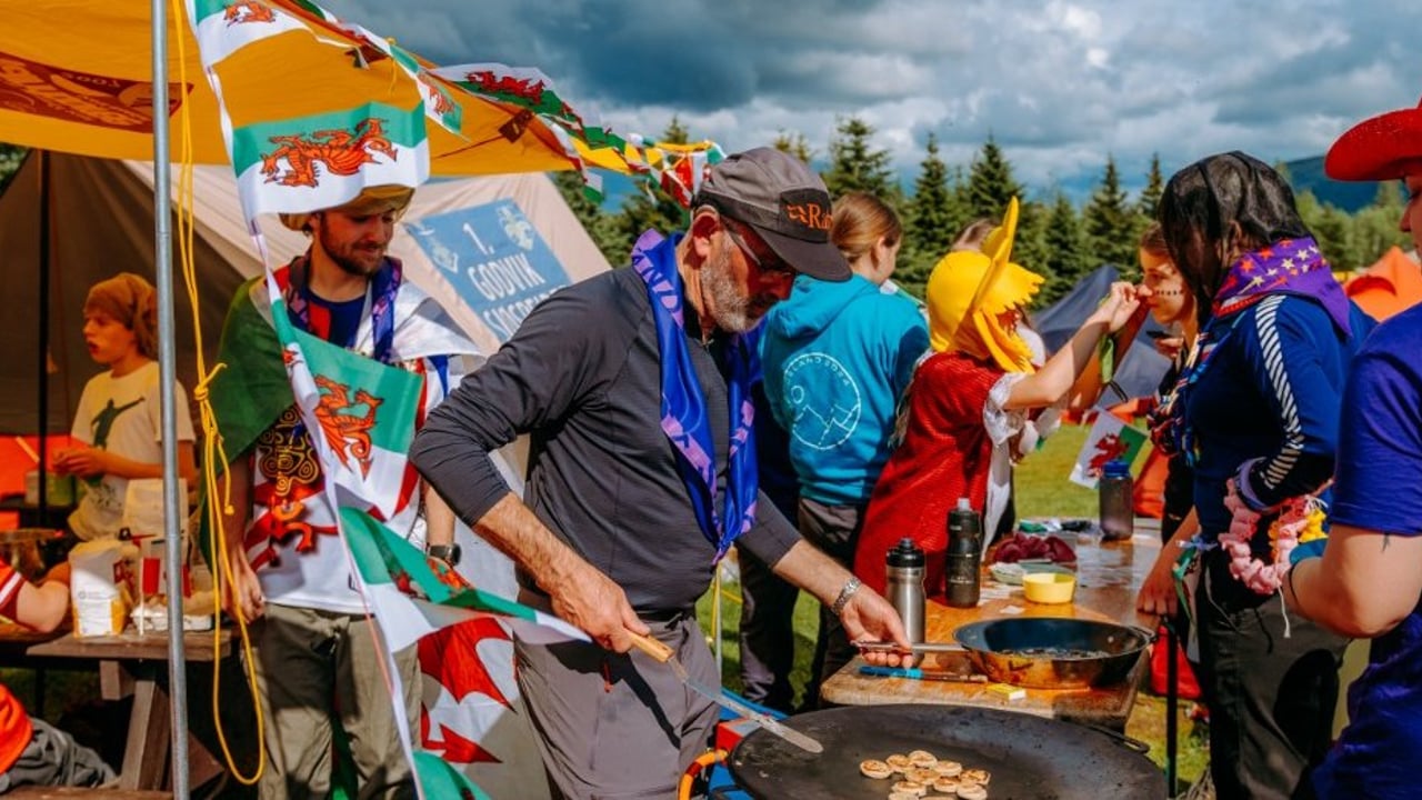 Heimsóknardagur á Landsmóti skáta
