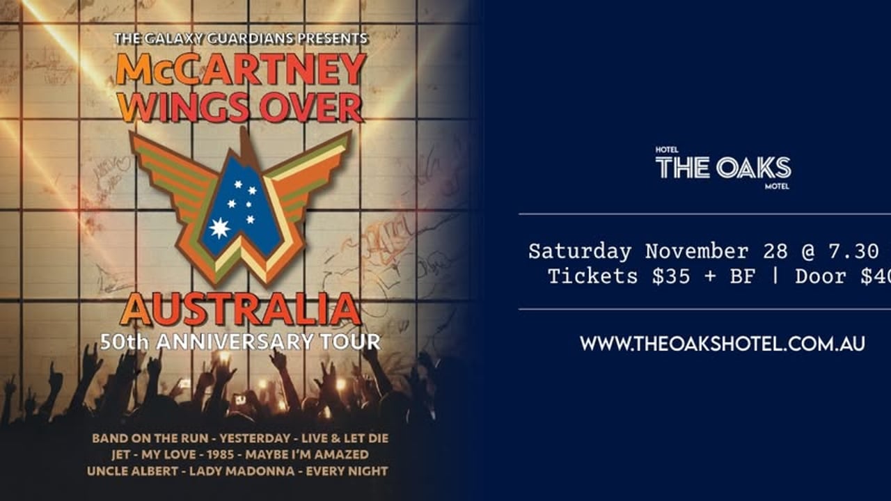 Paul McCartney Show - Wings Over Australia 50th Anniversary Tour