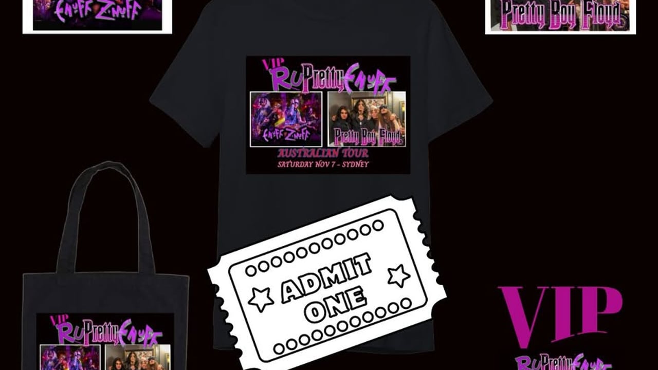 RU PRETTY ENUFF AUSTRALIAN TOUR VIP TICKETS