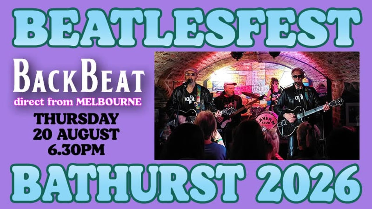 BEATLESFEST 2026 - BackBeat Thurs 20 August