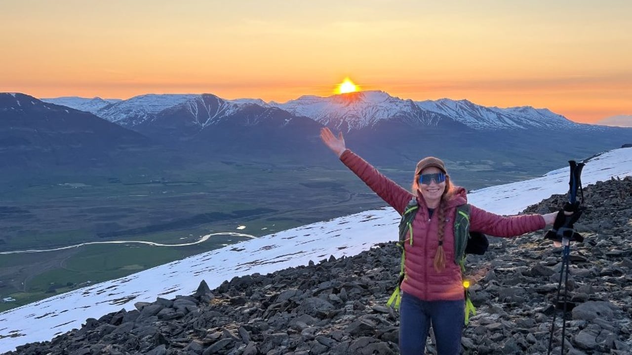 Möðruvallafjall í Eyjafirði fram