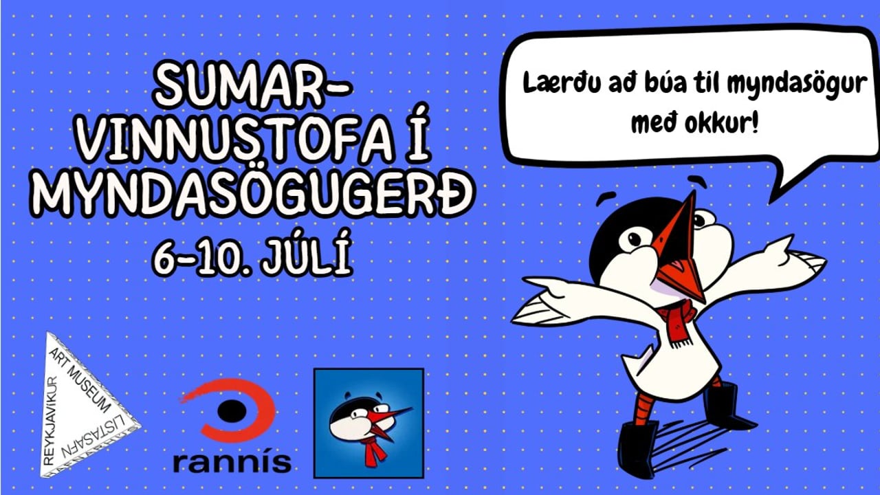 Vinnustofa í myndasögugerð fyrir 12-16 ára börn