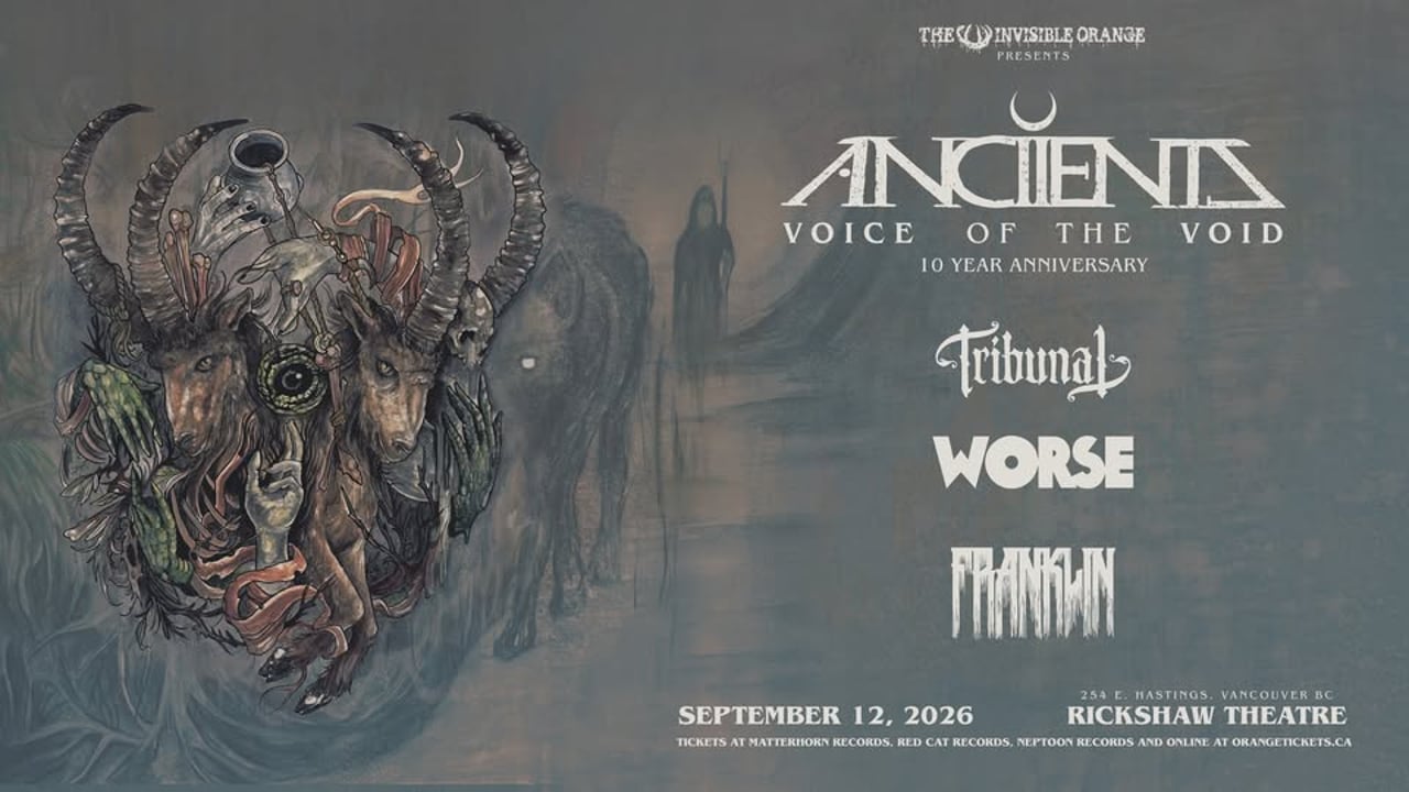 ANCIIENTS - 10 Years of Voice Of The Void. September 12, 2026 @ Rickshaw Theatre
