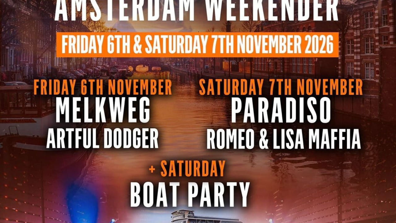 Garage Nation Amsterdam Weekender 2026