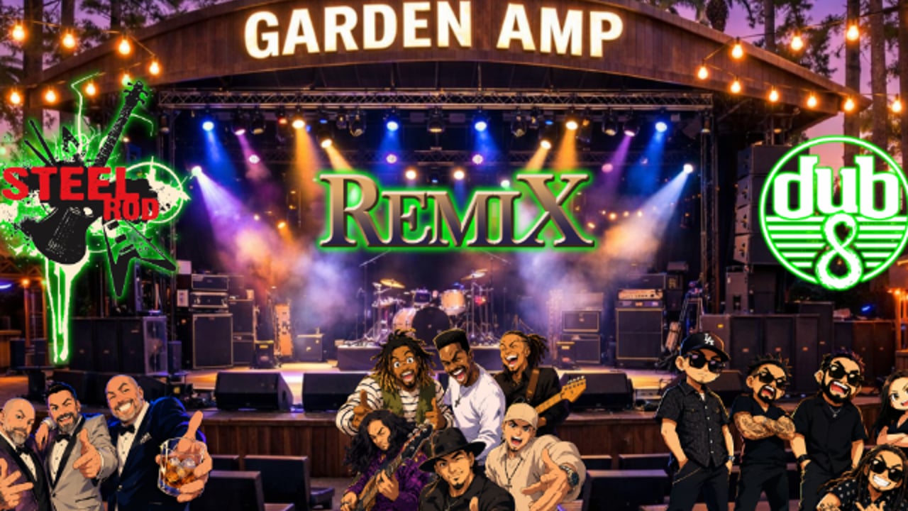 Garden Amp’s Summer Bash with Remix, Steel Rod & Dub 8