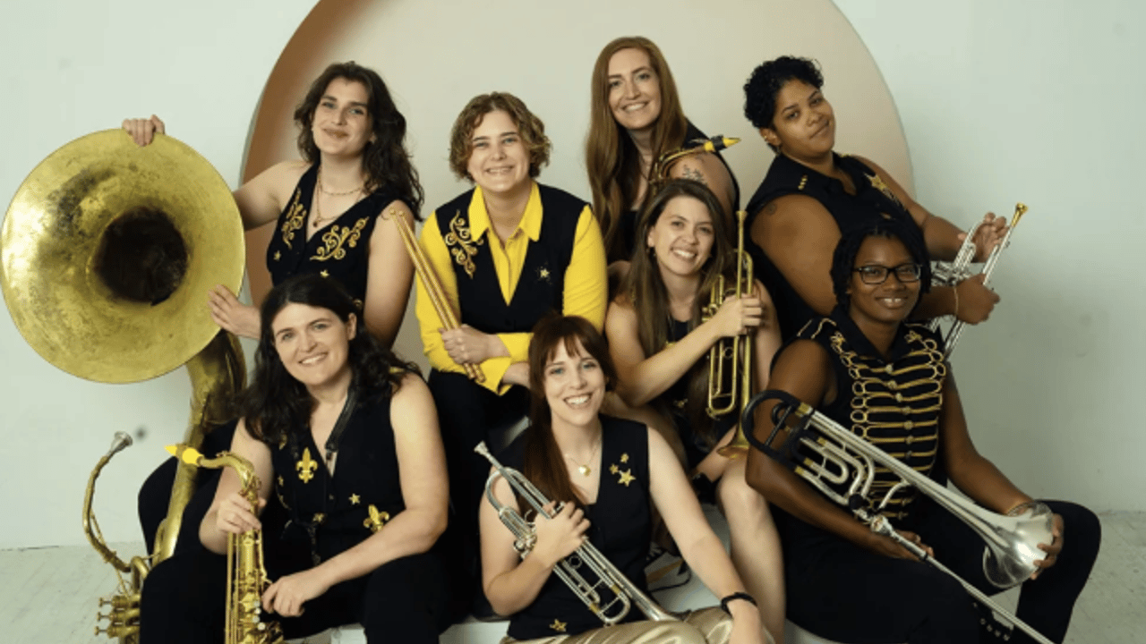 BRASS QUEENS live in the SIDEBAR!