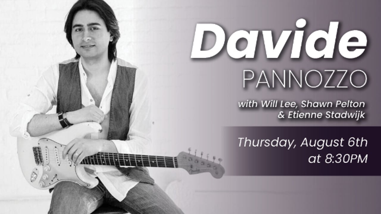 In The Pocket Series: Davide Pannozzo Group w/ Will Lee, Shawn Pelton & Etienne Stadwijk