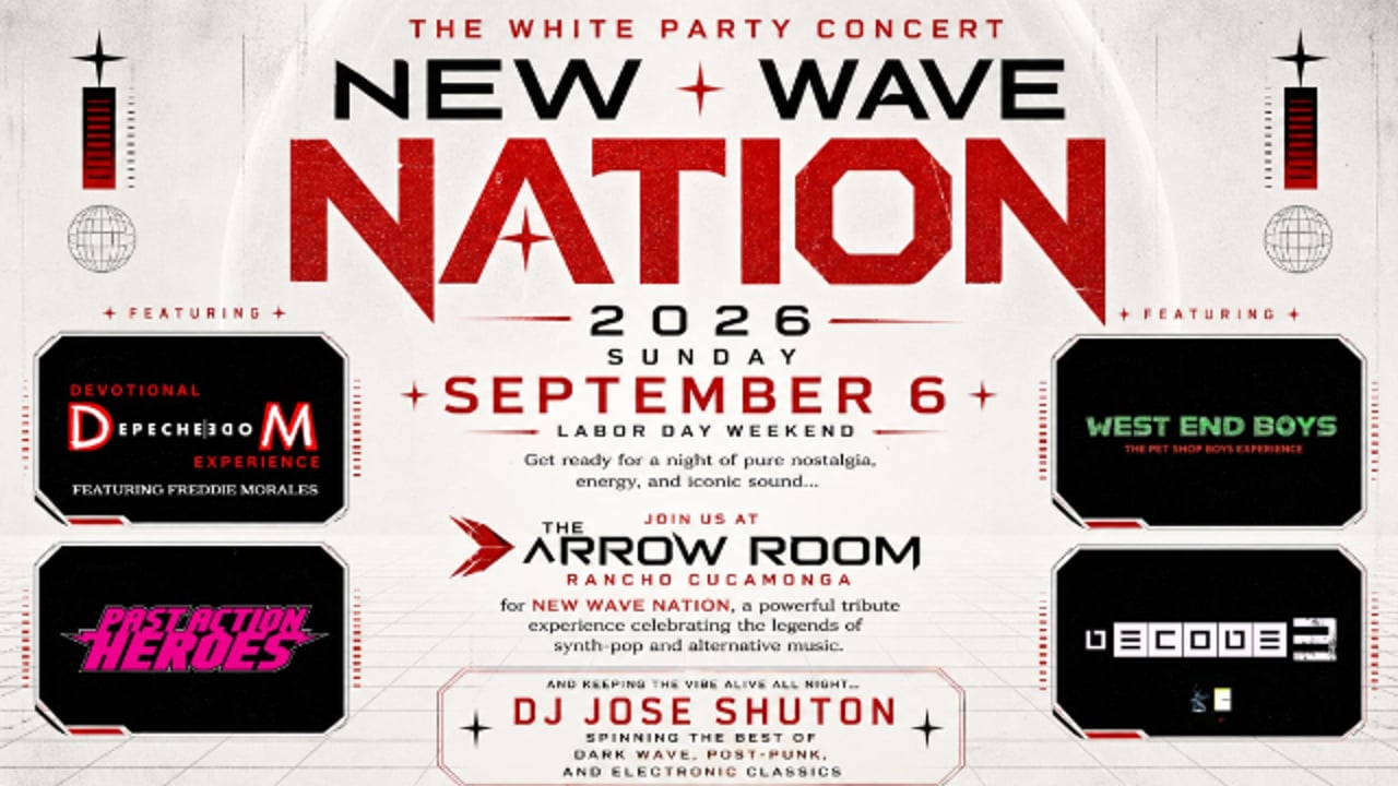 Depeche Mode, Petshop Boys Tributes + Past Action Heroes, Decode3 - New Wave Nation "White Party"