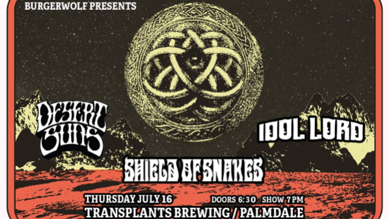 FREE SHOW: MEZZOA / DESERT SUNS / SHIELD OF SNAKES