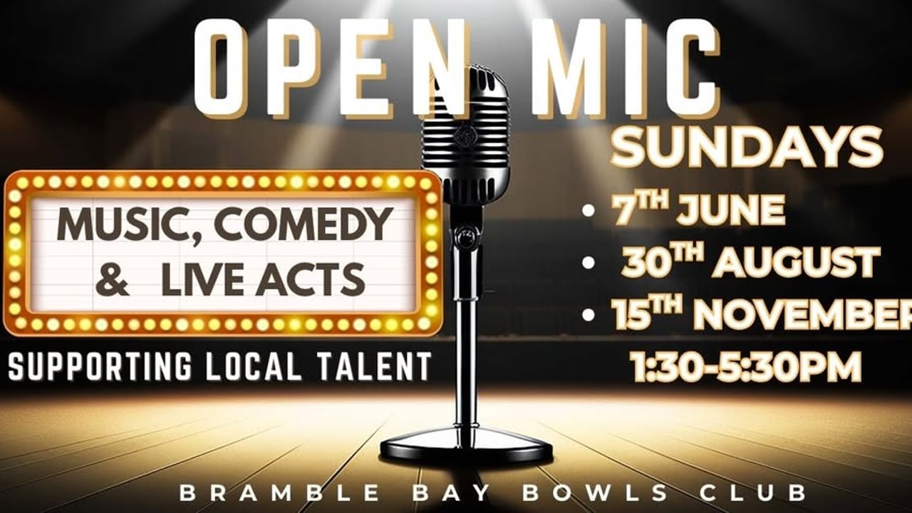 🎤 Bramble Bay OPEN MIC – Calling All Performers! 🎶