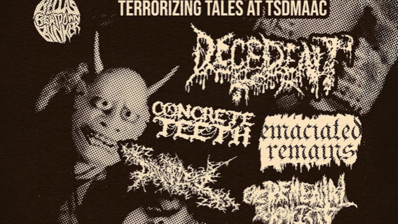 Decedent, Concrete Teeth, Emaciated Remains, Dawn of Agony, Excremental Scaphism