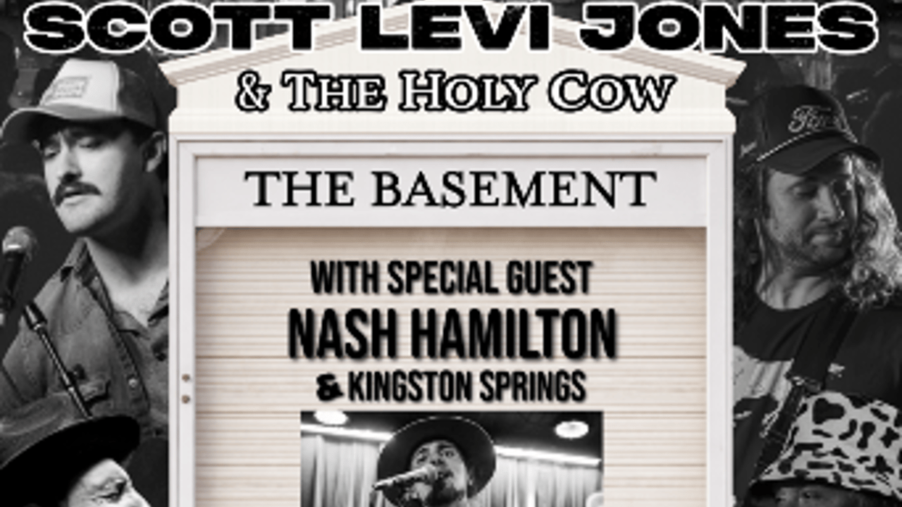 Scott Levi Jones & The Holy Cow with special guest Nash Hamilton & Kingston Springs