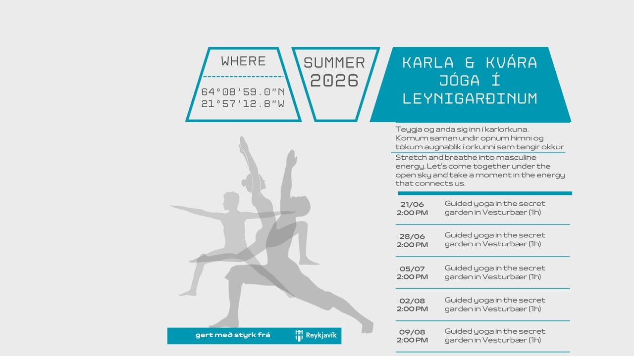 Teygja og anda inn í karlorkuna