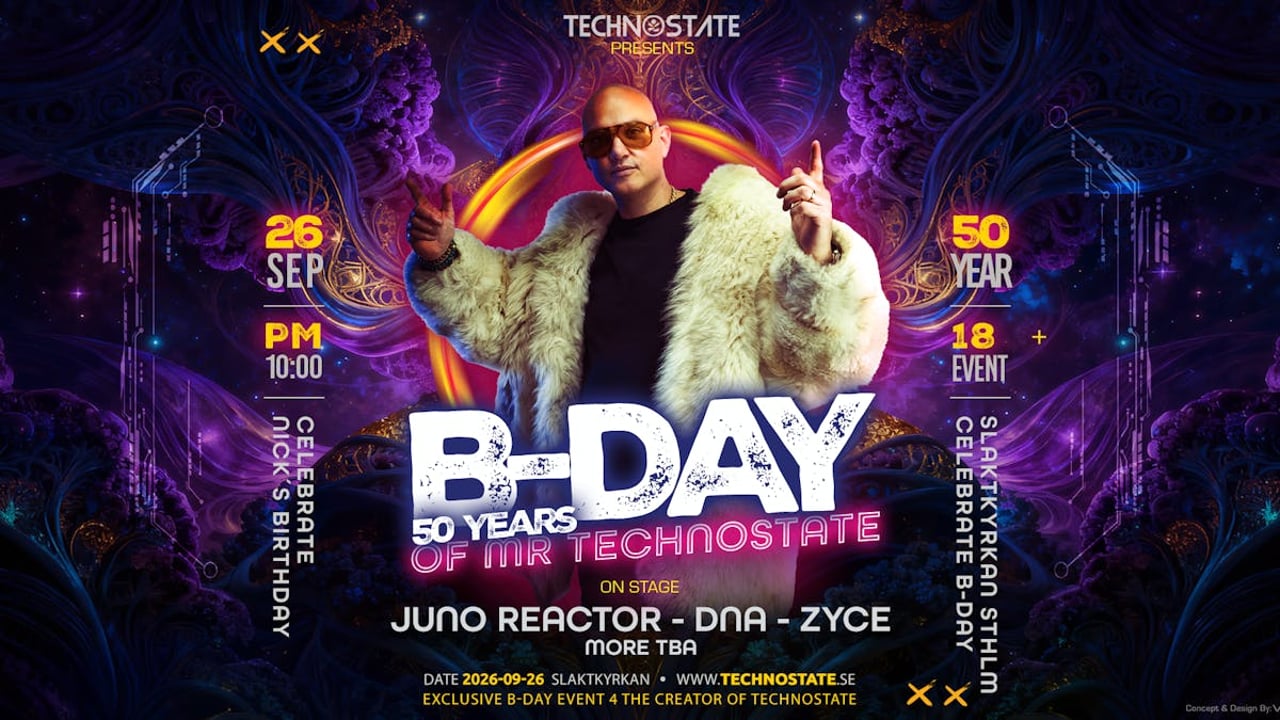 Technostate Nick Psarros 50th B-Day