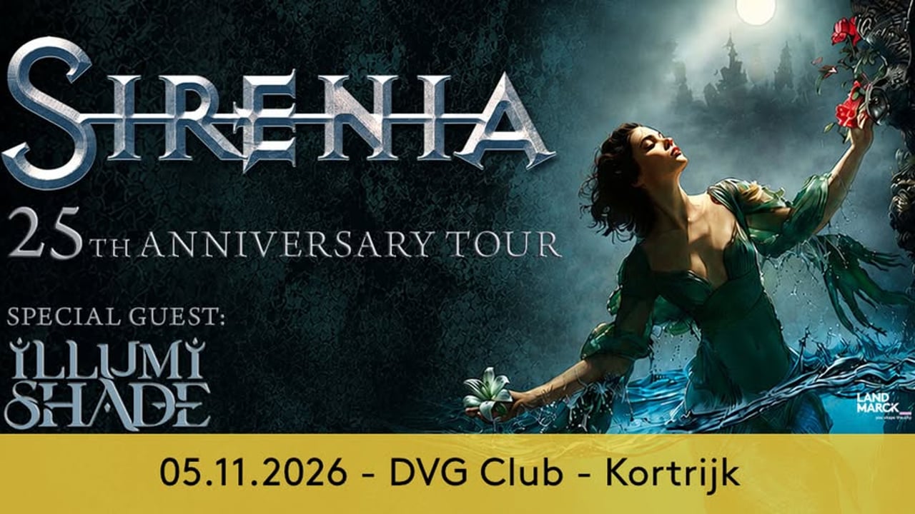 Sirenia 25th anniversary w/ Illumishade @ DVG Club, Kortrijk