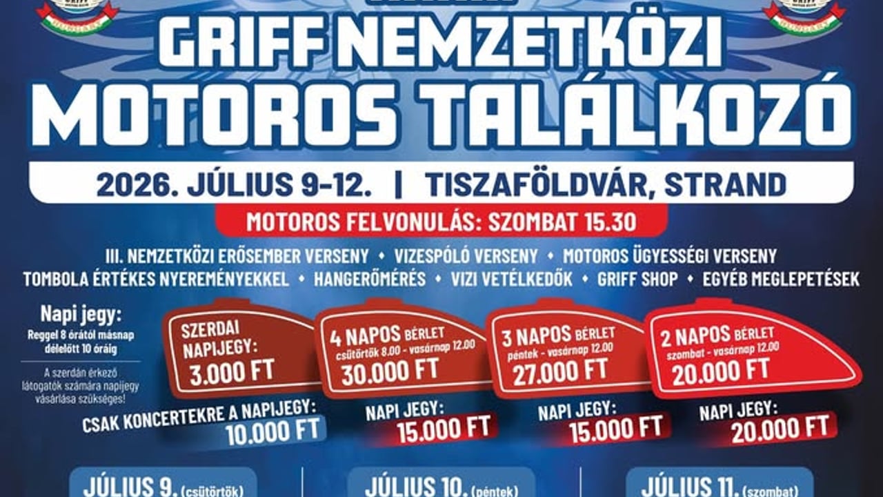 POKOLGÉP - 2026.07.09. Tiszaföldvár