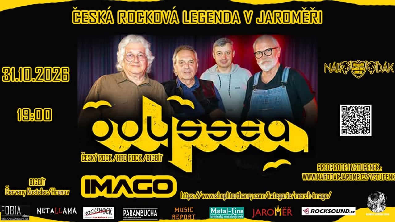 ODYSSEA - rock v Jaroměři + IMAGO - bigbít