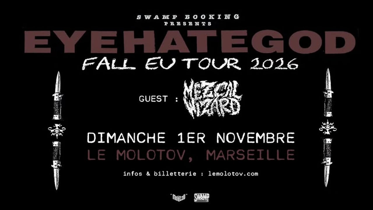 EYEHATEGOD [Sludge | USA] + MEZCAL WIZARD • Le Molotov, Marseille