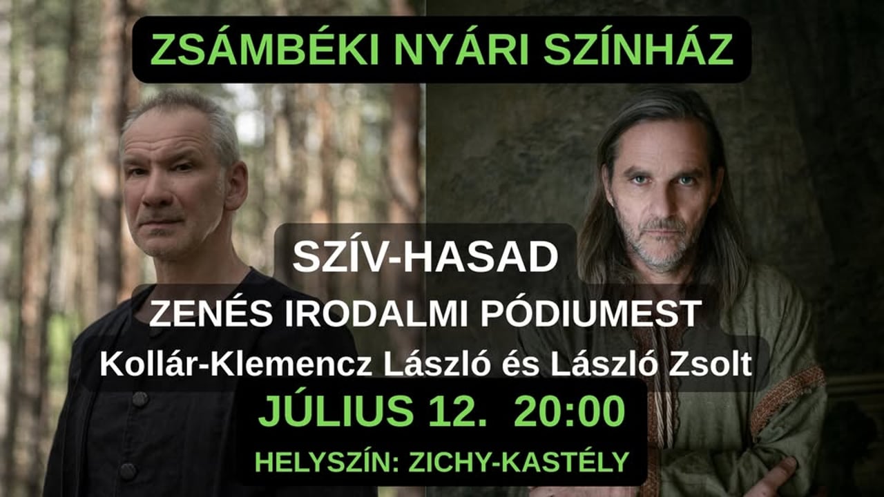 SZÍV-HASAD: ZENÉS IRODALMI PÓDIUMEST