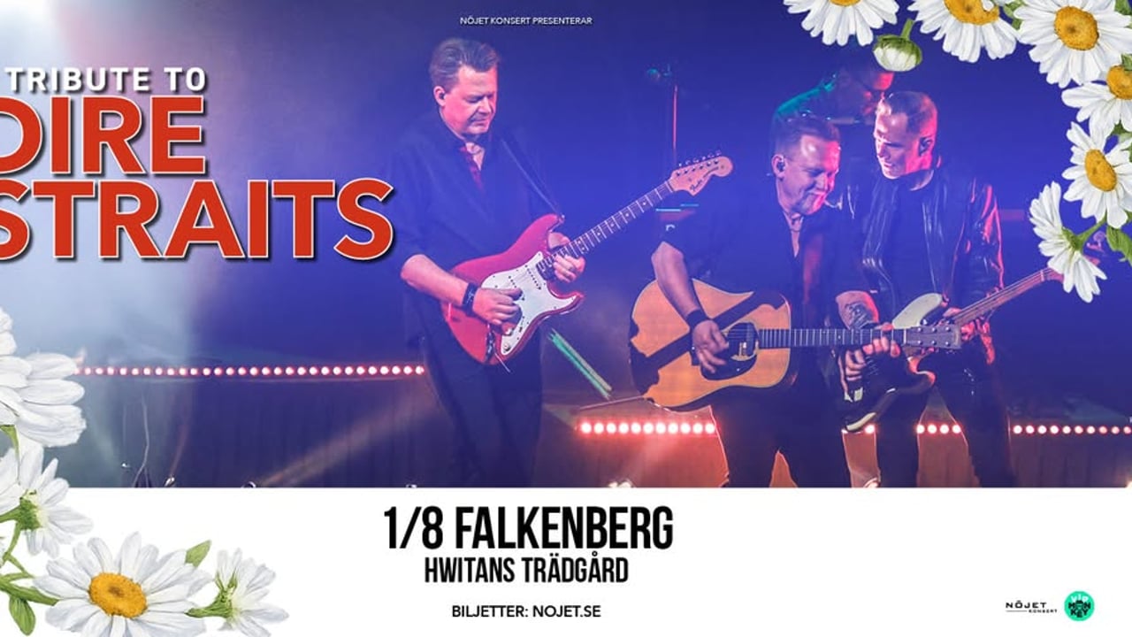 A Tribute to Dire Straits I Falkenberg, Hwitans Trädgård