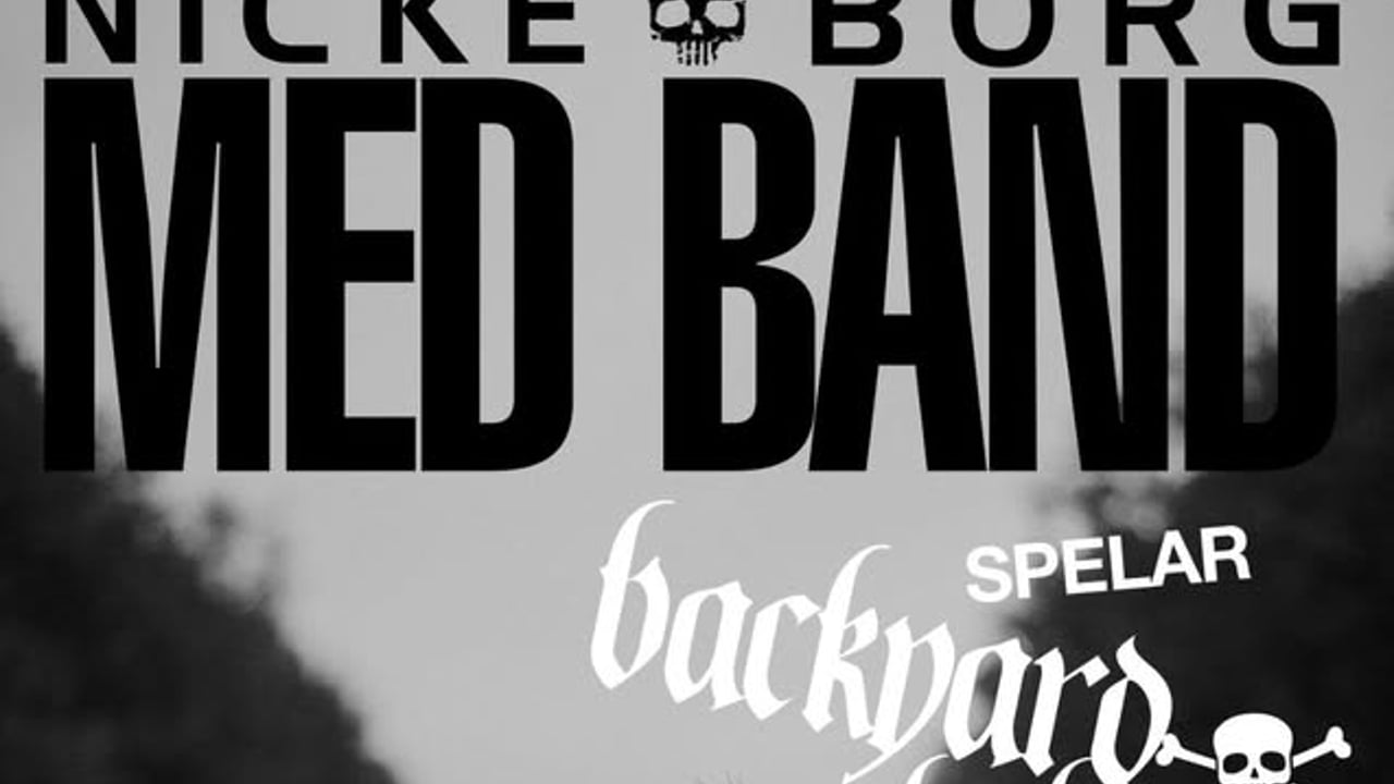 NICKE BORG 💀 MED BAND SPELAR BACKYARD BABIES LÅTAR PÅ ROCKFICKAN I HOVA-ROCKCITY FREDAGEN 11 SEP