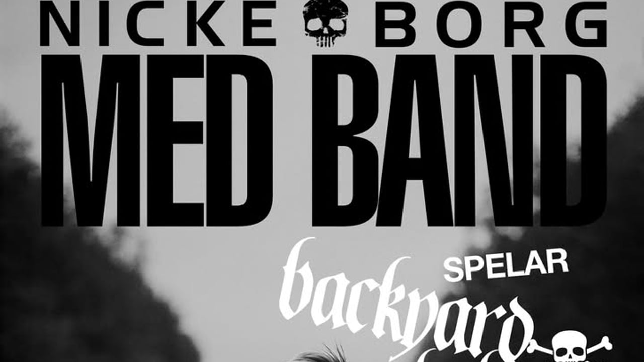 Nicke Borg lirar Backyard Babies på Palatset
