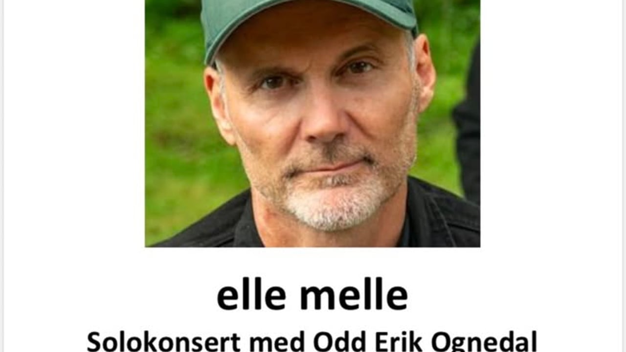 Solokonsert med Odd Erik Ognedal fra elle melle
