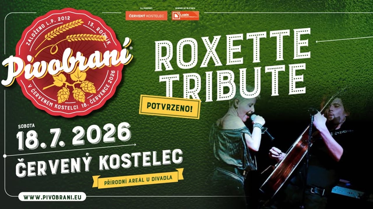 Roxette tribute na Pivobraní 2026