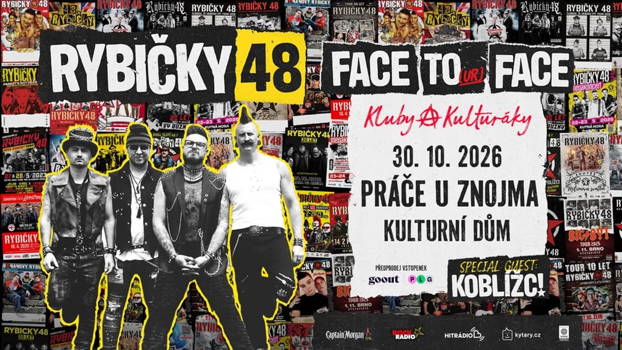 RYBIČKY 48 - FACE TOur FACE - 30.10. PRÁČE U ZNOJMA