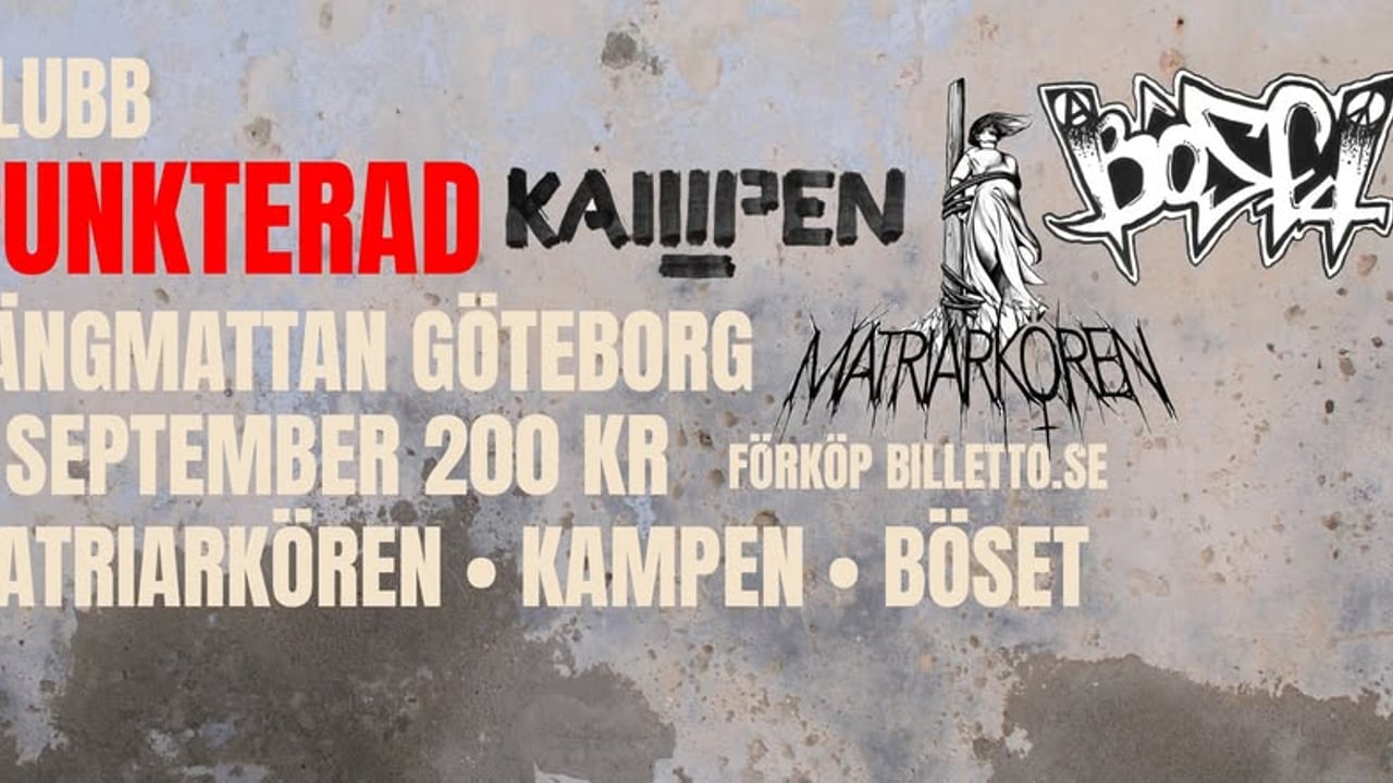 Klubb Punkterad 11 september 