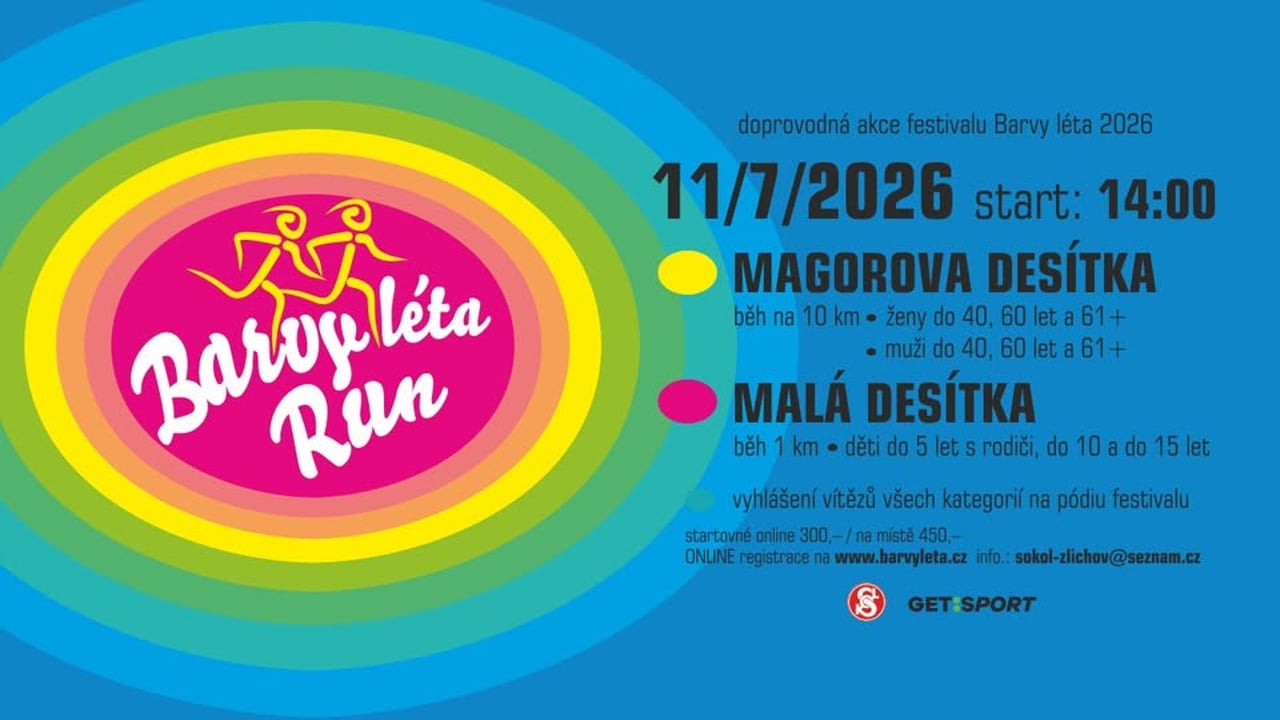 Barvy léta RUN 2026 - Magorova desítka