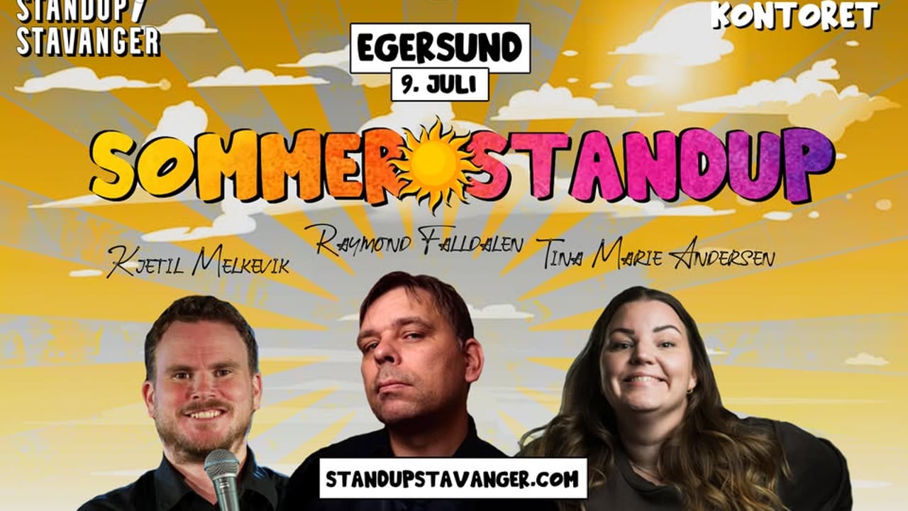 Sommer☀️Standup på Kontoret (Egersund) - 9. juli