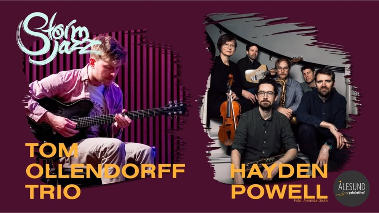 Tom Ollendorff trio / Hayden Powell (dobbeltkonsert)