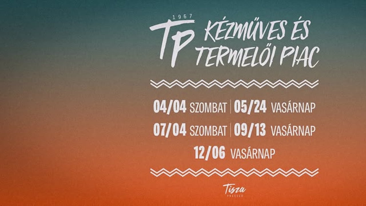 ☀️ Nyári piac a TP-ben! ☀️