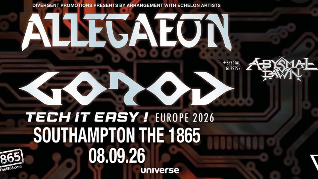 ALLEGAEON + GOROD + ABYSMAL DAWN at The 1865, Southampton