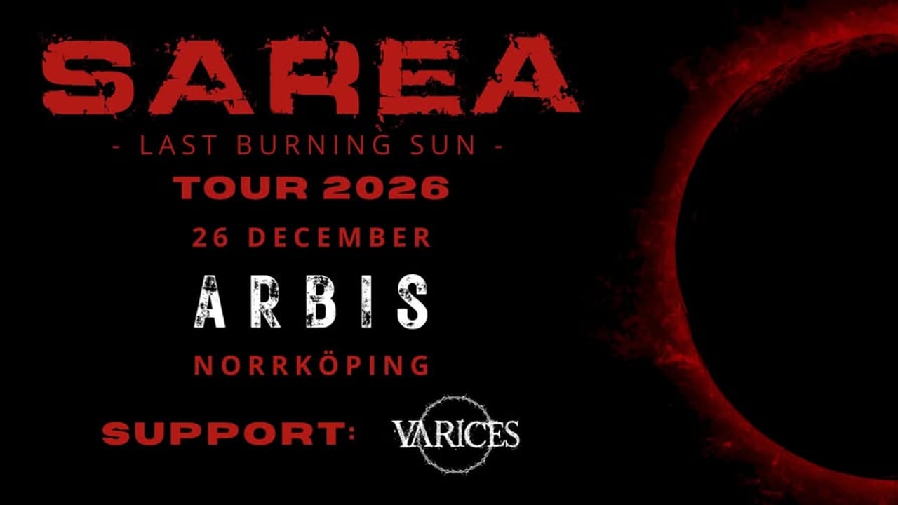 SAREA - LAST BURNING SUN TOUR 2026 - ARBIS