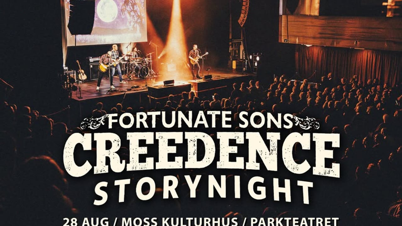 Creedence Storynight - Fortunate Sons //  Moss kulturhus // Parkteatret // 28.aug