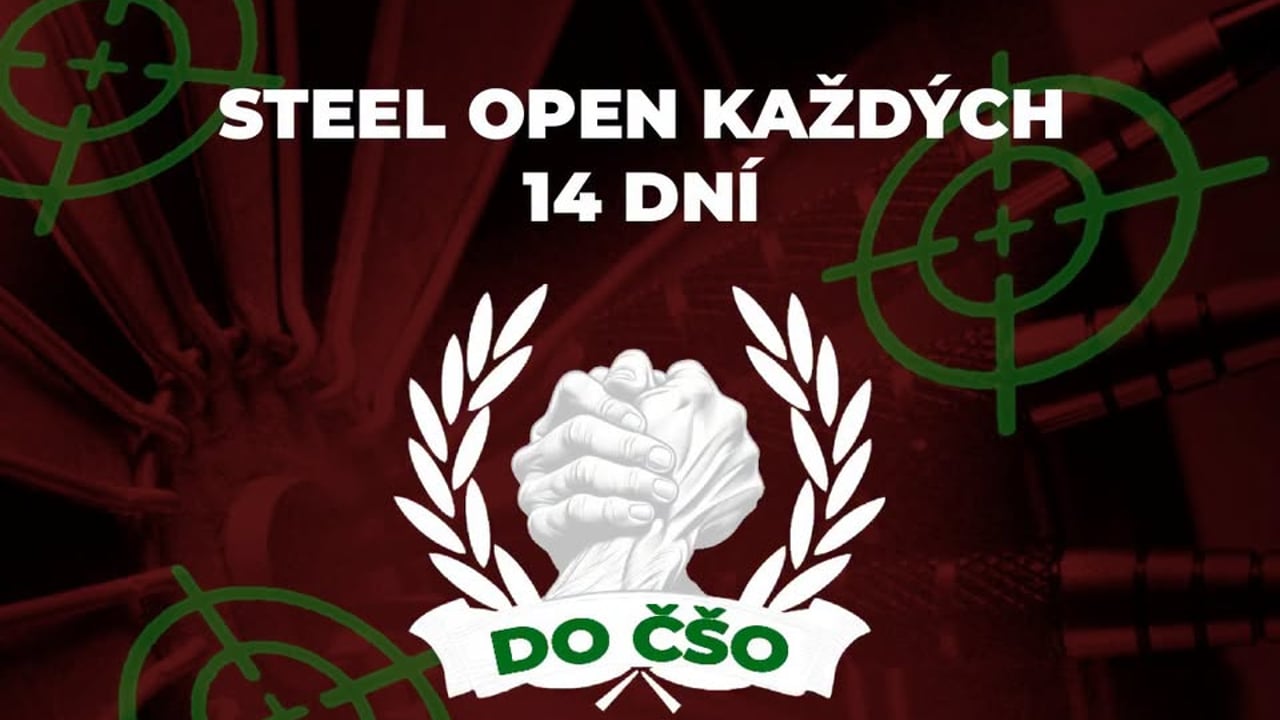 Každých 14 dní (STŘEDA) STEEL OPEN!