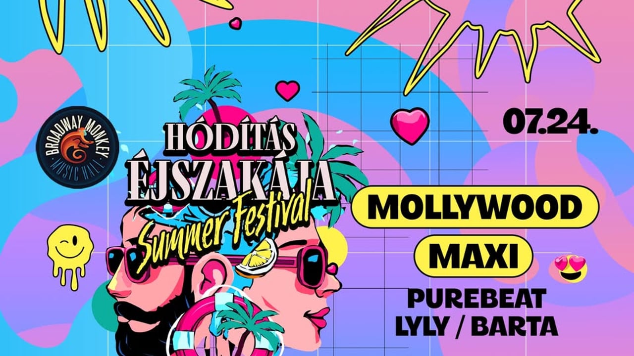 🩷Hódítás Éjszakája Fesztivál 💚• 07.24. / Broadway Monkey, Eger  