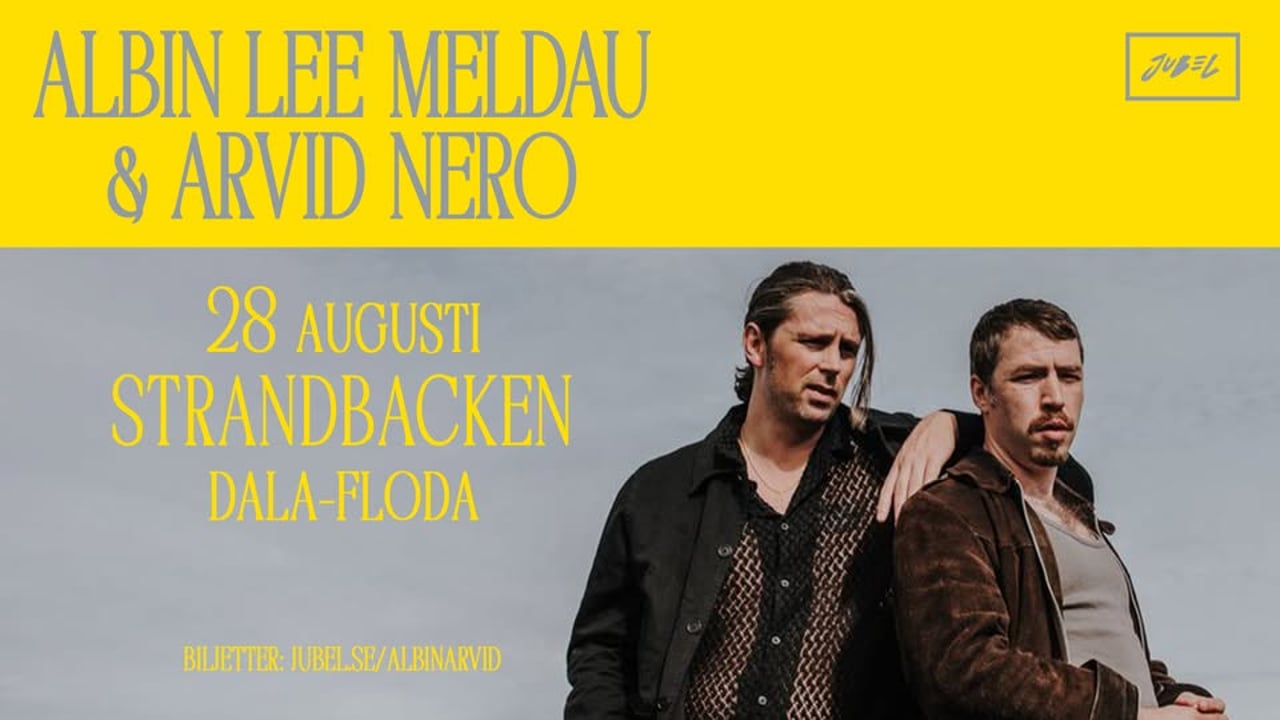 Albin Lee Meldau & Arvid Nero I Dala-Floda I 28 aug 2026