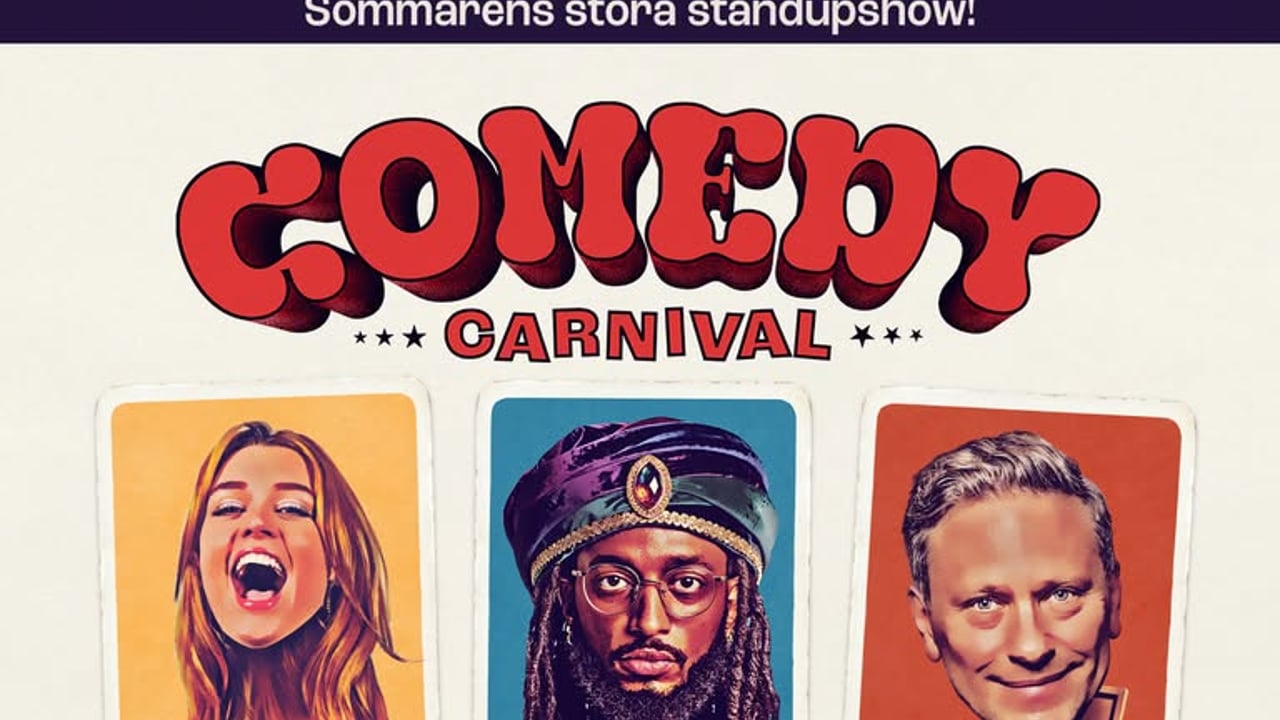 Comedy Carnival: Sommarens stora standupshow! • 19/7 • Hunnebostrand